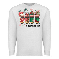 Oatmeal Heather teacher christmas Premium Sweatshirt - MaliasSmallBusiness
