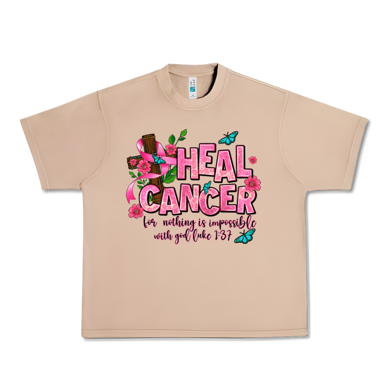 Heal Cancer Urban Heavy Tee by AdoDesignShop | Teevron