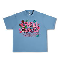 Pebble Blue heal cancer Urban Heavy Tee - AdoDesignShop