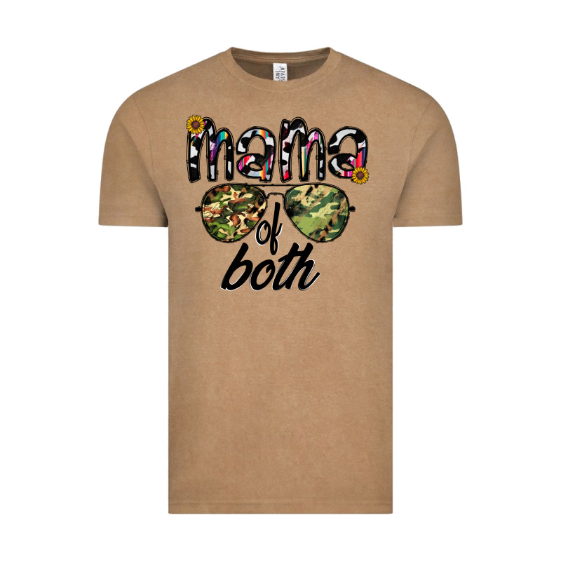 Mama Of Both Vintage Tee by CowhideDigitalArt | Teevron