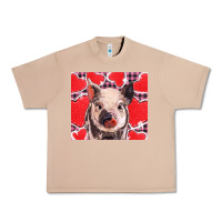 Burro valentine's day glitter hearts pig Urban Heavy Tee - BarkalooDesign