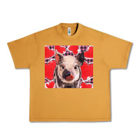 Peanut Butter valentine's day glitter hearts pig Urban Heavy Tee - BarkalooDesign