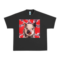 Pigment Black valentine's day glitter hearts pig Urban Heavy Tee - BarkalooDesign