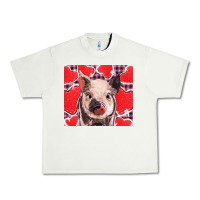 Pistachio valentine's day glitter hearts pig Urban Heavy Tee - BarkalooDesign