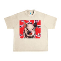 Sandshell valentine's day glitter hearts pig Urban Heavy Tee - BarkalooDesign