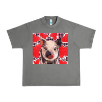 Tornado valentine's day glitter hearts pig Urban Heavy Tee - BarkalooDesign