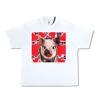 White valentine's day glitter hearts pig Urban Heavy Tee - BarkalooDesign