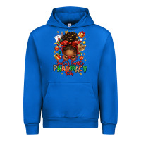 Cobalt santas favorite pharmacy tech afro messy bun Urban Hoodie - texasbilliewilder