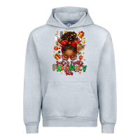 Heather Grey santas favorite pharmacy tech afro messy bun Urban Hoodie - texasbilliewilder