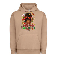 Pigment Burro santas favorite pharmacy tech afro messy bun Urban Hoodie - texasbilliewilder