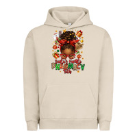 Pigment French Oak santas favorite pharmacy tech afro messy bun Urban Hoodie - texasbilliewilder