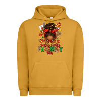 Pigment Peanut Butter santas favorite pharmacy tech afro messy bun Urban Hoodie - texasbilliewilder