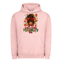 Pigment Salmon santas favorite pharmacy tech afro messy bun Urban Hoodie - texasbilliewilder