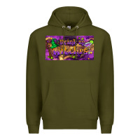 Army Green drink up witches Premium Hoodie - BarkalooDesign