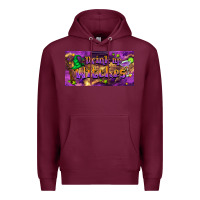 Burgundy drink up witches Premium Hoodie - BarkalooDesign