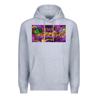 Heather Grey drink up witches Premium Hoodie - BarkalooDesign