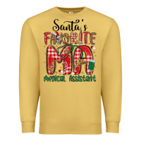 Antique Gold santa favorite medical assistant Premium Sweatshirt - MaliasSmallBusiness