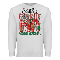 Dove Grey santa favorite medical assistant Premium Sweatshirt - MaliasSmallBusiness