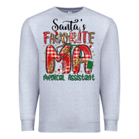 Heather Grey santa favorite medical assistant Premium Sweatshirt - MaliasSmallBusiness
