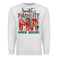 Oatmeal Heather santa favorite medical assistant Premium Sweatshirt - MaliasSmallBusiness