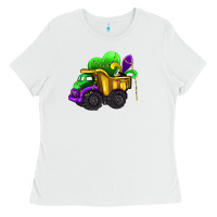 White loads of mardi gras truck Ladies Tee - AdoDesignShop