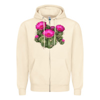 Sandshell eagle claws cacti Zipper Hoodie - LillyAllenDesigns