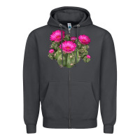 Smoke eagle claws cacti Zipper Hoodie - LillyAllenDesigns