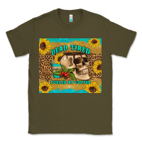 Army Green dead tired fueled by coffee Classic Tee - Artiststas