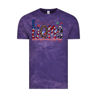 Cloud Purple home of the free Vintage Tee - RacoonDesign