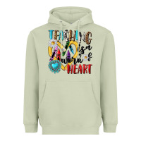 Matcha teaching is a work of heart Heavyweight Hoodie - NancyCooperArtShop