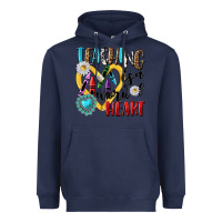 Navy teaching is a work of heart Heavyweight Hoodie - NancyCooperArtShop
