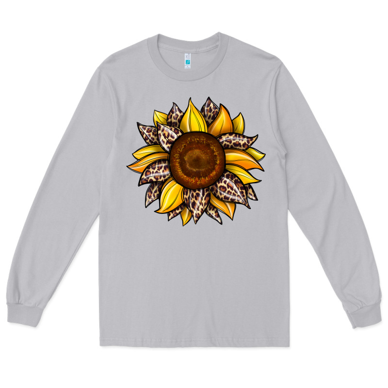 Sunflower Leopard Long Sleeve Tee by JahusDesignShop | Teevron