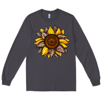 Smoke sunflower leopard Long Sleeve Tee - JahusDesignShop