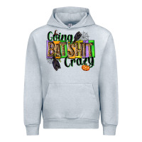 Heather Grey Going bat shit crazy Urban Hoodie - NancyCooperArtShop