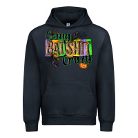 Navy Going bat shit crazy Urban Hoodie - NancyCooperArtShop