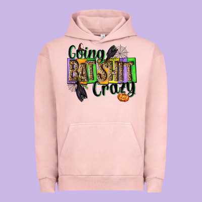 Going Bat Shit Crazy Urban Hoodie Designed By Nancycooperartshop
