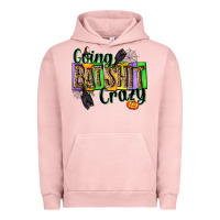 Pigment Salmon Going bat shit crazy Urban Hoodie - NancyCooperArtShop