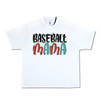 White baseball mama Urban Heavy Tee - JahusDesignShop