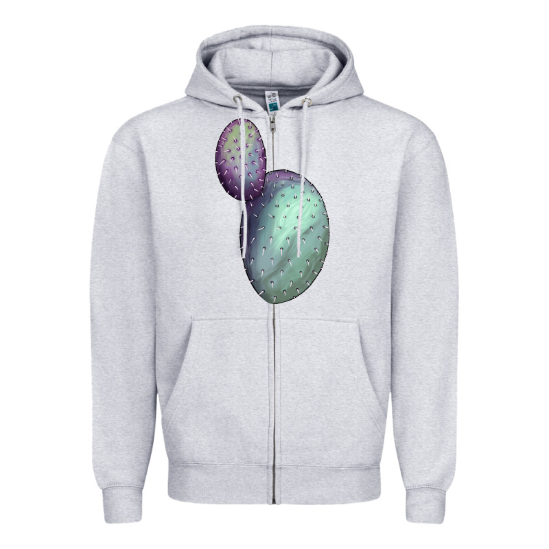 Opunthia Santa Rita Cactus Zipper Hoodie by LillyAllenDesigns | Teevron