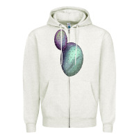 Oatmeal Heather opunthia santa rita cactus Zipper Hoodie - LillyAllenDesigns