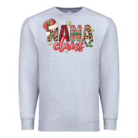Heather Grey nana claus Premium Sweatshirt - MaliasSmallBusiness
