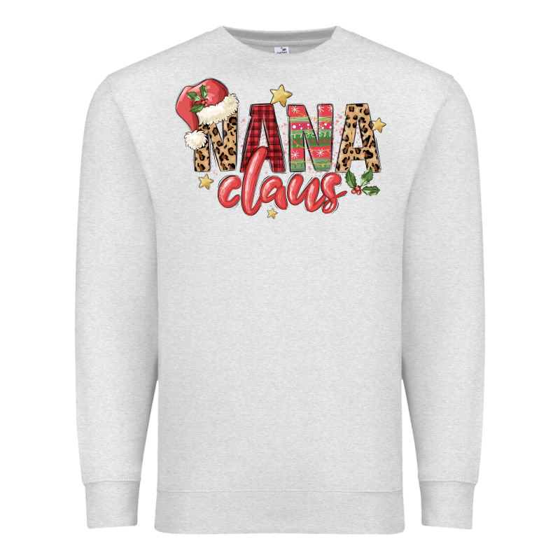 Nana Claus Premium Sweatshirt by MaliasSmallBusiness | Teevron