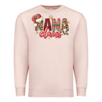 Pale Pink nana claus Premium Sweatshirt - MaliasSmallBusiness