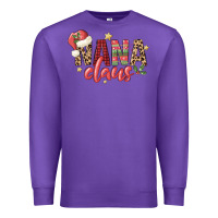 Purple nana claus Premium Sweatshirt - MaliasSmallBusiness