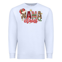 White nana claus Premium Sweatshirt - MaliasSmallBusiness