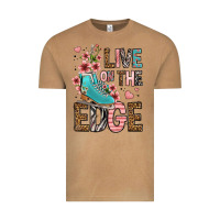 Vintage Camel live on the edge ice skating Vintage Tee - FaDigitalArtStudio