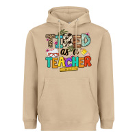 Mushroom tired as a teacher Heavyweight Hoodie - NancyCooperArtShop