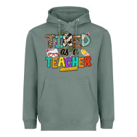 Sage tired as a teacher Heavyweight Hoodie - NancyCooperArtShop