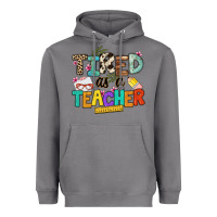 Tired As A Teacher Heavyweight Hoodie | Teevron