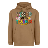 Toasted Coconut tired as a teacher Heavyweight Hoodie - NancyCooperArtShop